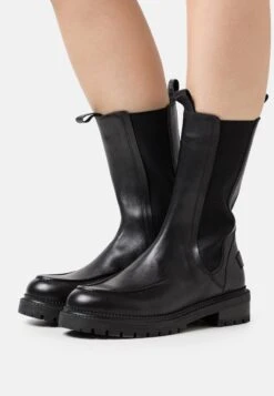 Botas Con Plataforma - Black