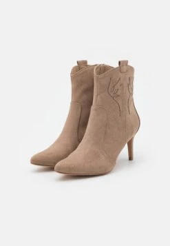 Anna Field Botines De Tacón - Taupe -Boots & Style 0601ea9b5e2142a487966352e594f4a7