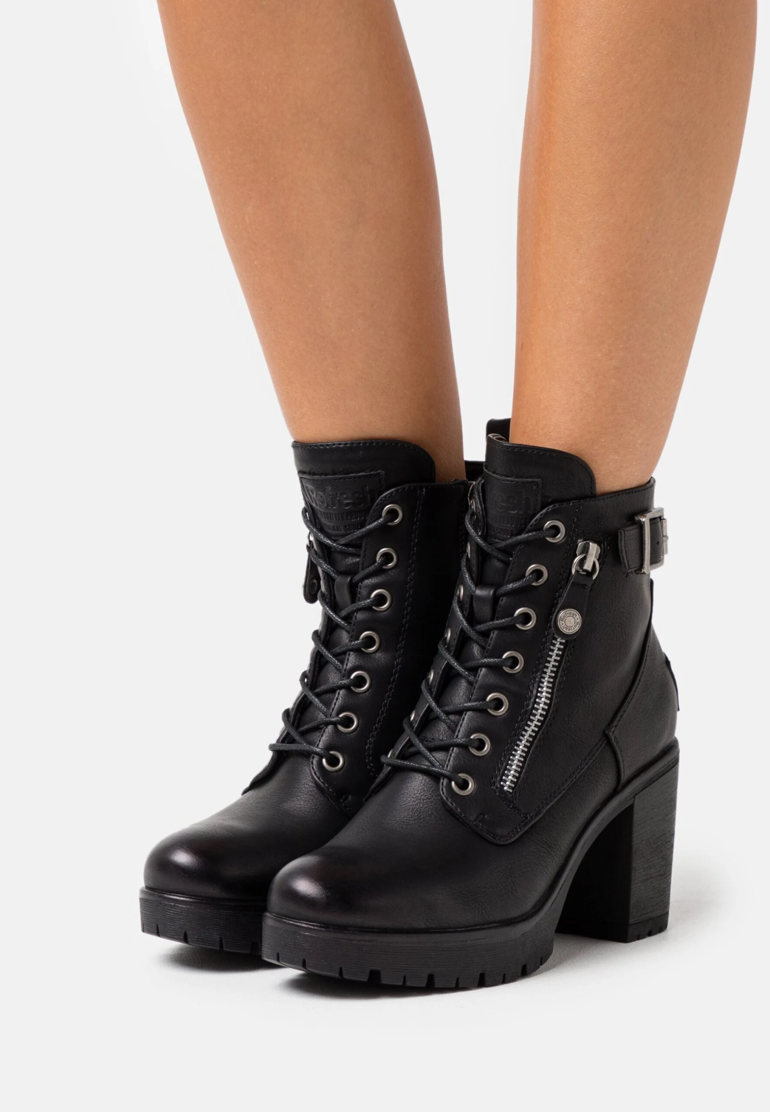 Refresh Botines De Tacón - Black 1 Refresh Botines De Tacón - Black