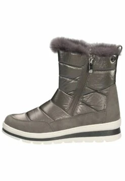 Caprice Botines De Cuña - Taupe Comb