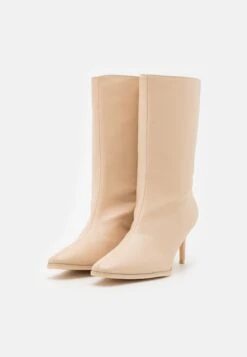 NLY By Nelly Everyday Fab Heel Boot - Botines De Tacón - Beige -Boots & Style 11e537b97a684d8f8e0ac48312f493e6