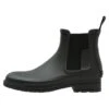 Hunter ORIGINAL Mens Original Refined Chelsea - Botas De Agua - Black