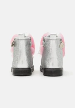 Monnalisa Anfibio Con Fiocchi- Botines - Argento/Rosa -Boots & Style 16310b0fb06a4f749ac841c03878dec9