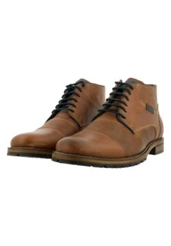 Bullboxer Botines Con Cordones - Tan/Cognac -Boots & Style 1d8aec67cdcf45e1b88470ddee2432db