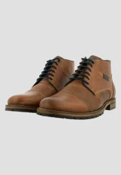 Bullboxer Botines Con Cordones - Tan/Cognac -Boots & Style 212f298233aa4cc093913ca2ceb9d1ba