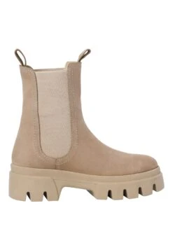 S.Oliver Botines Con Plataforma - Camel Nubuck -Boots & Style 21dc310f7afc404eaf76698684756f42