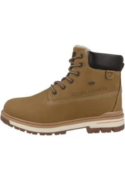 Dockers By Gerli Unisex- Botines Con Cordones - Golden Tan