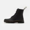 Dr. Martens Combs Unisex - Botines Con Cordones - Black