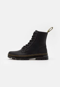 Dr. Martens Combs Unisex - Botines Con Cordones - Black