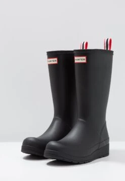 Hunter ORIGINAL Womens Play Tall Boot - Botas De Agua - Black -Boots & Style 24ae795c7f4f47c7be6ef5055767d15b
