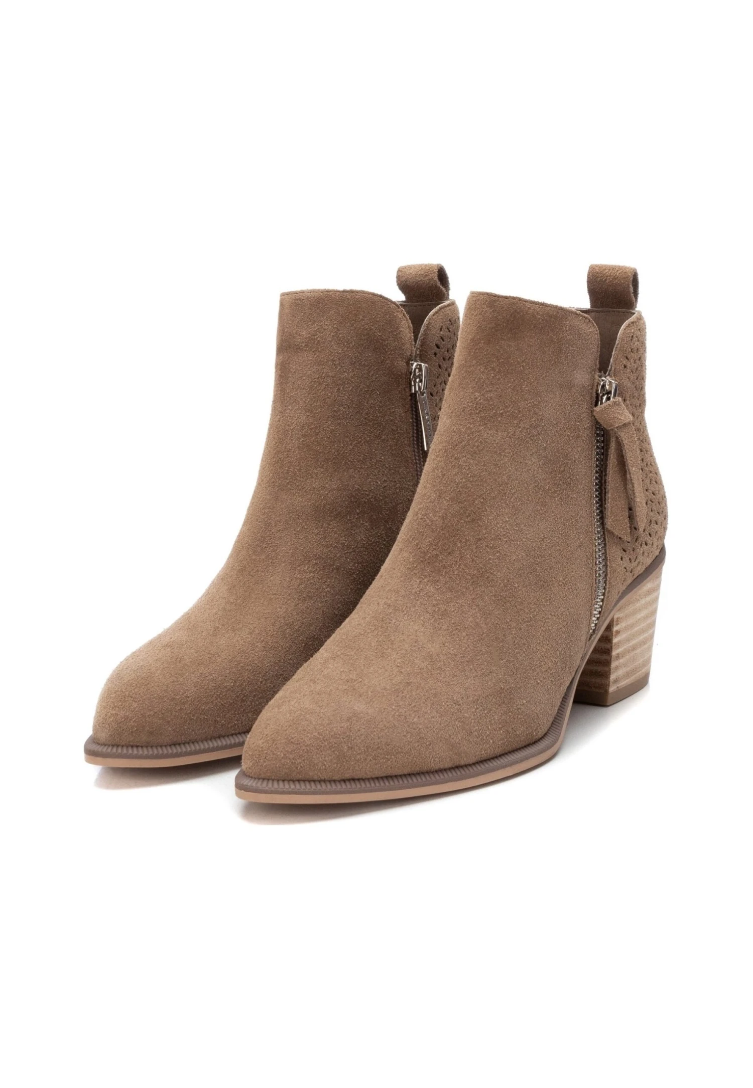 Carmela Botines Bajos - Taupe 3 Carmela Botines Bajos - Taupe - Imagen 3