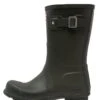 Hunter ORIGINAL Original Short - Botas De Agua - Dark Olive