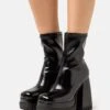 Call It Spring Vegan Roxiee - Botines Con Plataforma - Black