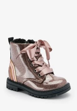 Next Warm Lined - Botines Con Cordones - Rose Gold-Coloured -Boots & Style 2e2791d56a154cfabe52ba6712858432