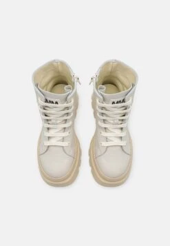 MM6 Maison Margiela Unisex - Botines Con Cordones - Ivory/Black -Boots & Style 2e597fe752c44c8fbc695fab280e7ce4