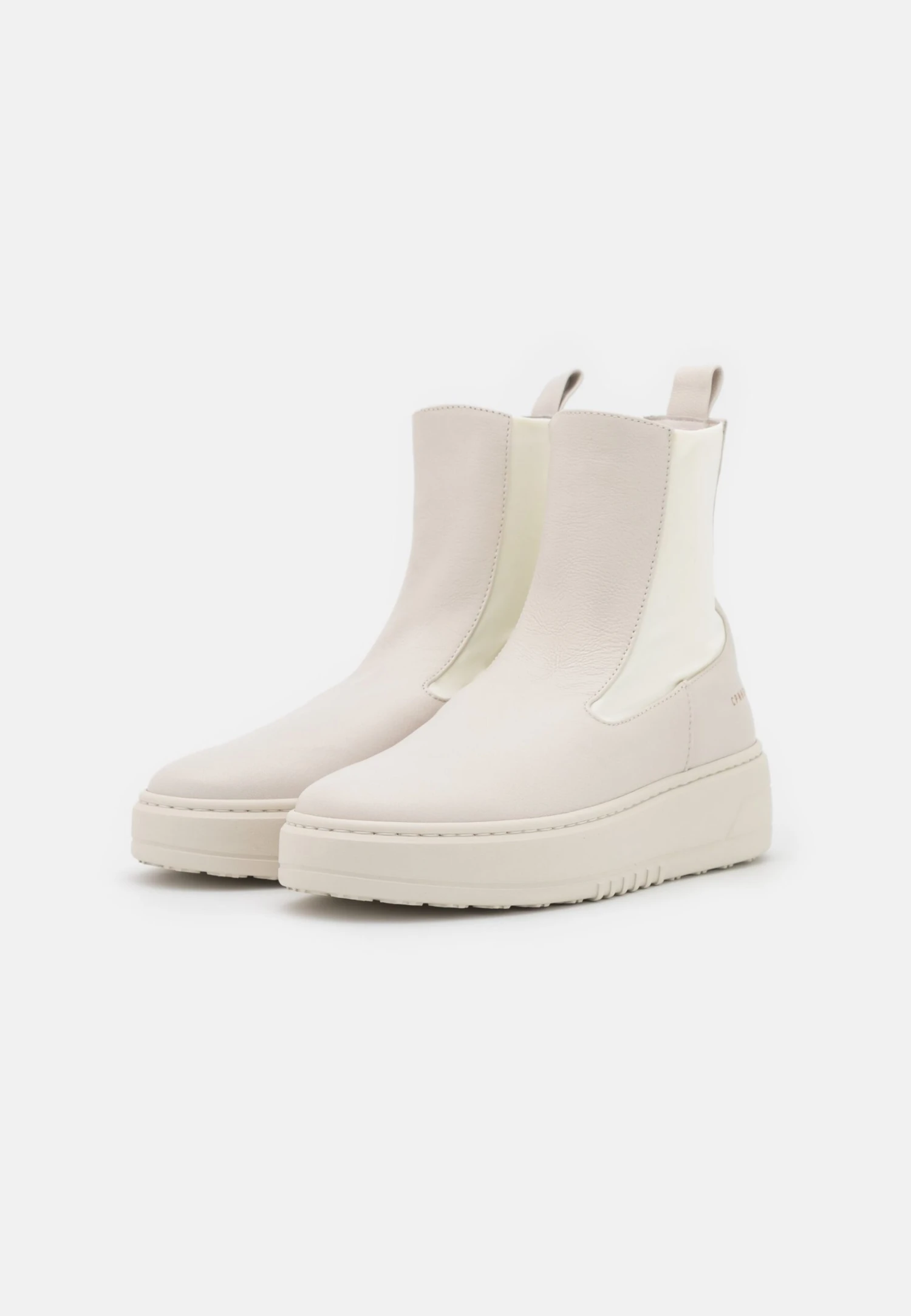 COPENHAGEN Cph113- Botines Con Plataforma - Eggshell 3 COPENHAGEN Cph113- Botines Con Plataforma - Eggshell - Imagen 3