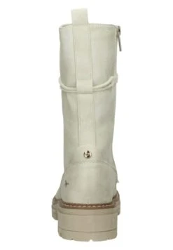 Mustang Hoog - Botas Con Cordones - Gebroken Wit -Boots & Style 3f750cba44b14ca194aceb53ae6c1b06