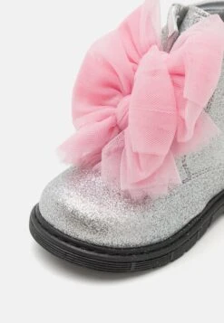 Monnalisa Anfibio Con Fiocchi- Botines - Argento/Rosa -Boots & Style 43039456f0f34cf48f9ce800ab4a9f68