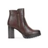 Botines Con Plataforma - Marron
