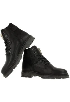 Bullboxer Botines Con Cordones - Black -Boots & Style 47fb10a4ce38471f92745daa6b063113