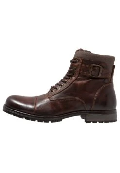 Jack & Jones Jfwalbany - Botines Con Cordones - Brown Stone