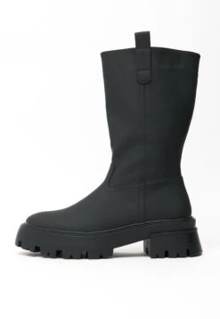 Daniella Calf Chunky Pull On - Botas Con Plataforma - Black