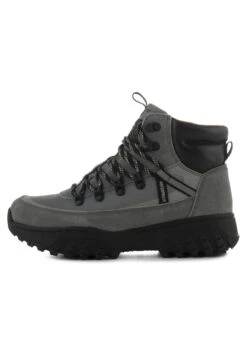 Woden Botines Con Cordones - Sea Fog Grey