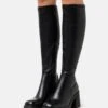 Call It Spring Vegan Britnay - Botas Con Plataforma - Black