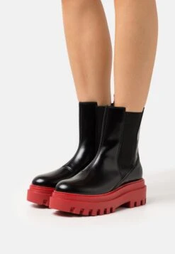 Calvin Klein Jeans Flatform Chelsea Boot - Botines Con Plataforma - Black