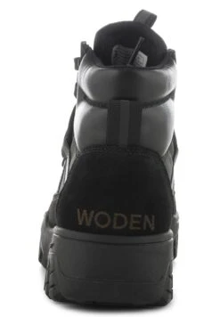 Woden Botines Con Cordones - Schwarz -Boots & Style 6106dfa176264f29bd1632e9a805d4ad