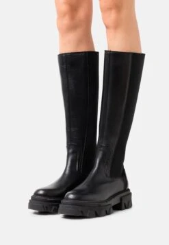 Pavement Beatrice - Botas Con Plataforma - Black