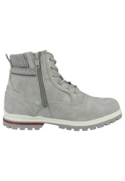 Dockers By Gerli Botines Con Cordones - Light Grey -Boots & Style 669a158419994c8496a48ef4247b7268
