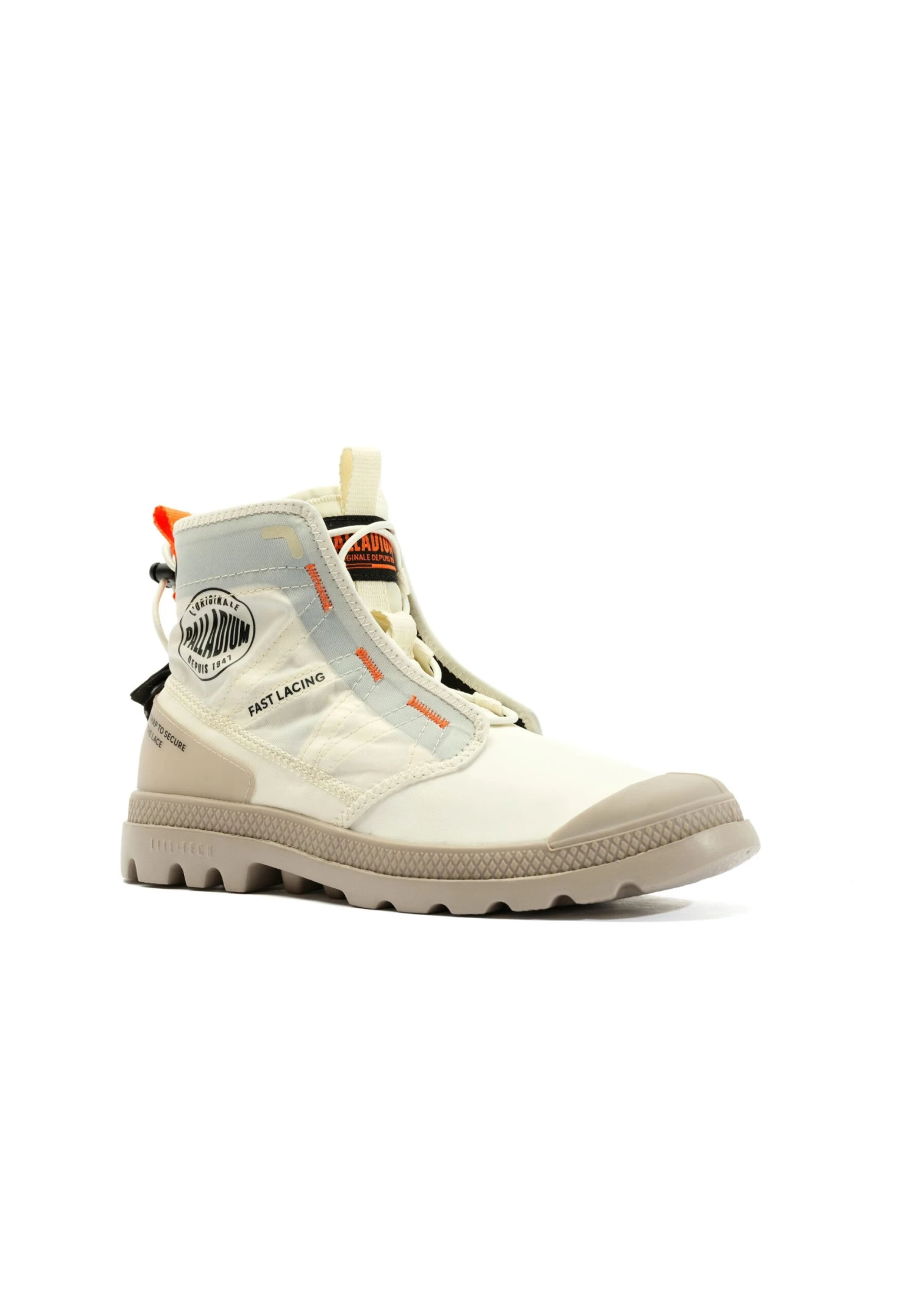 Palladium Pampa Travel Lite Unisex - Botines Con Cordones - Cream White 5 Palladium Pampa Travel Lite Unisex - Botines Con Cordones - Cream White - Imagen 5