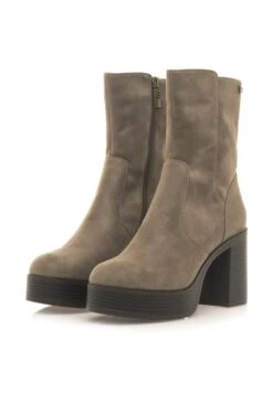 MTNG De Tacón - Botines De Tacón - Taupe -Boots & Style 7d26142129424ac5a2b45e1fae060403