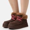 Ugg Funkarra Cabin Cuff - Botines Con Plataforma - Burnt Cedar