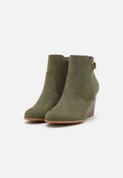 Anna Field Botines De Cuña - Khaki -Boots & Style 9338573ddb374938a6d22d28054c557e