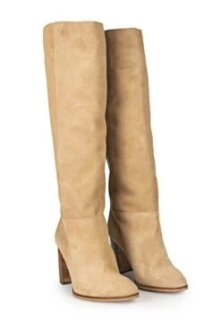 Sabela Arena - Botas De Tacón - Beige -Boots & Style a10ac189162d486aafcb5cca1498a1a4