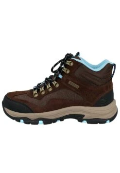 Skechers Waterproof- Botines Con Plataforma - Chocolate
