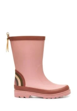 Next Buckle Standard - Botas De Agua - Pastel Pink Rainbow Back