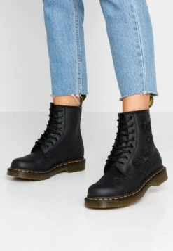 Dr. Martens 1460 Vonda Mono - Botines Con Cordones - Black -Boots & Style ae726cd898e34fc5bcf96469c4cead83