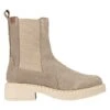 Botines Con Plataforma - Taupe