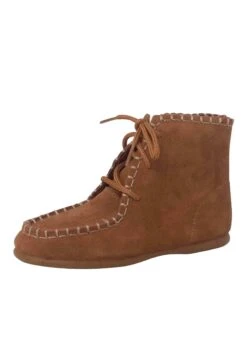 Tipo Mohicanas - Botines Con Cordones - Camel -Boots & Style c1942e919e2c4b138685418472ce820d