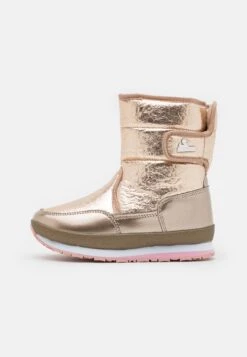 Rubber Duck Cracked Metallic Kids - Botas Para La Nieve - Rose Gold