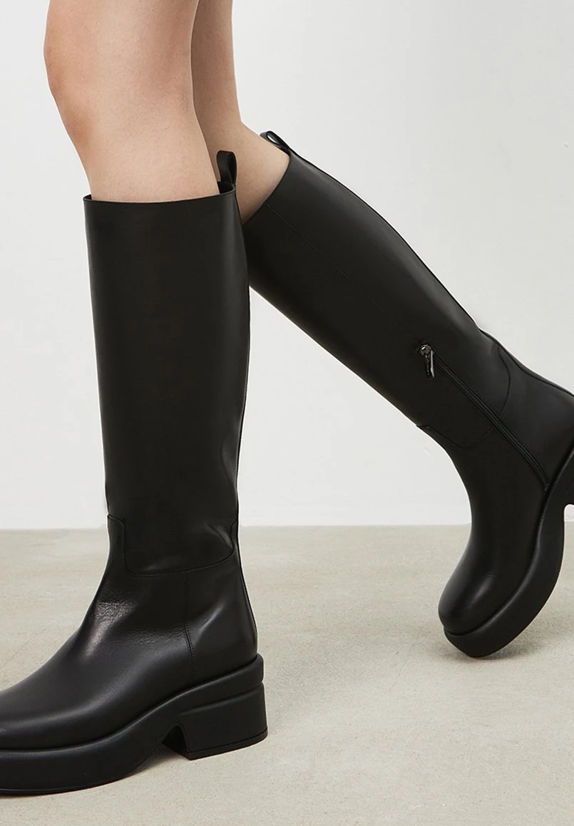 Botas Con Plataforma - Black 2 Botas Con Plataforma - Black - Imagen 2