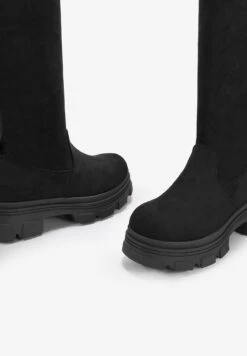 Con Suela Track - Botas - Black -Boots & Style d4daa96dabad466fb29d4f9b3662db71