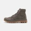 Palladium Pampa Hi Wax Unisex - Botines Con Cordones - Major Brown