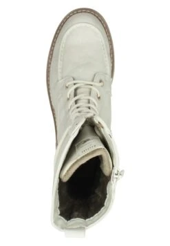 Mustang Hoog - Botas Con Cordones - Gebroken Wit -Boots & Style dabb3ae048a64b1d85ecbd78b48ea9bb