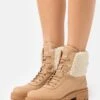 Hugo Axel Lace - Botas Para La Nieve - Light/Pastel Brown