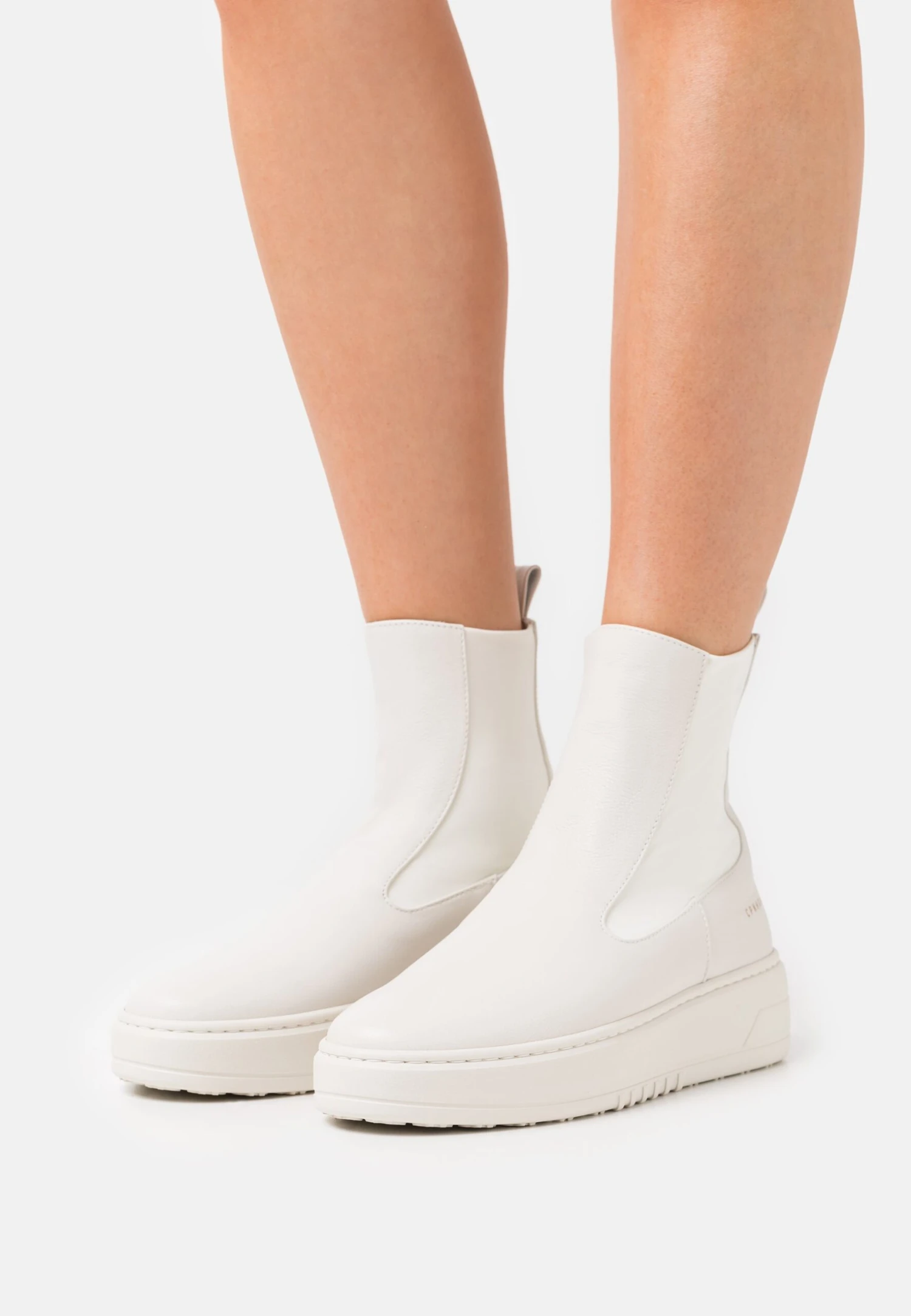 COPENHAGEN Cph113- Botines Con Plataforma - Eggshell 1 COPENHAGEN Cph113- Botines Con Plataforma - Eggshell