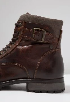 Jack & Jones Jfwalbany - Botines Con Cordones - Brown Stone -Boots & Style e532a415f87a4226aa75bf9a85bfc46b